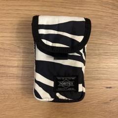 ゼブラ柄‼️PORTER HEADPORTER 小物ポーチ バニティ 通帳入れ