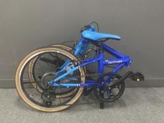 【美品】未使用PANTHER 折りたたみ自転車 7段変速 軽量コンパクト ブルー 美品】未使用PANTHER 折りたたみ自転車 7段変速 軽量コンパクト