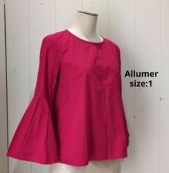 アリュメール Allumer 袖コンシャス ブラウス ピンク 1 トップス 春夏