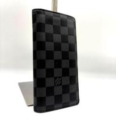 【極美品】 ルイヴィトン 長財布 ダミエ アンフィニ ポルトフォイユ ブラザ 黒