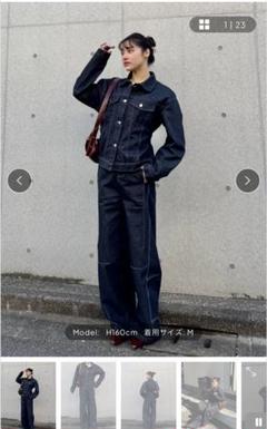 DIeepy downデニムセットアップ DIeepy downデニムセットアップ