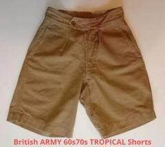 British ARMY 60s70s TROPICAL Shorts レア