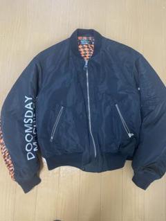 BLACKWEIRDOS ネイビー MA-1ジャケット Black Weirdos / Crazy MA-1 Flight JKT ( D.NAVY