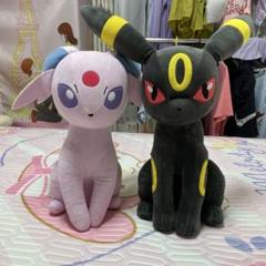 エーフィ　ブラッキー　ぬいぐるみ　タカラトミー ポケモン】エーフィ・ブラッキーの等身大ぬいぐるみが受注開始