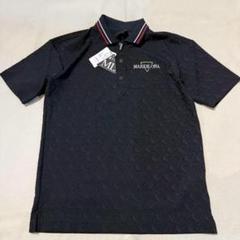 新品❤️MARK&LONA ポロシャツ M ブラック MARK&LONA - 【25SS】 ML-TECH LEOPARD POLO / メッシュ