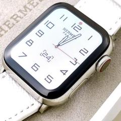 2531 Apple Watch エルメス　ホワイト　白　レザーバンド　41㎜ 2531 Apple Watch エルメスホワイト白レザーバンド41㎜