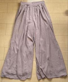 レディース　ズボン　ボトムス　ワイドパンツ　ピンク　春夏 リエディ