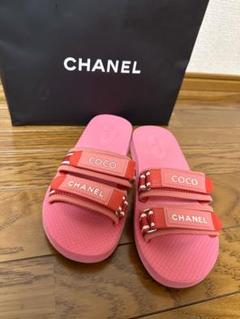 【ペコリン】CHANEL ビーチサンダル お値下げ☆CHANELシャネル ビーチサンダル - メルカリ