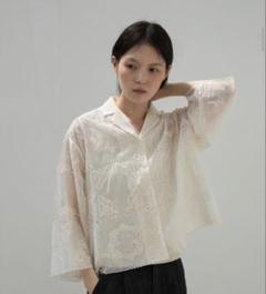 トップス ohotoro mixed tube knit gray mixed tube knit | OHOTORO