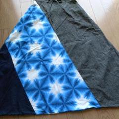 美品　ソウソウ　パンツ　サルエルパンツ　グレー　和柄　幾何学模様　XS　SS 美品 ソウソウ パンツ サルエルパンツ グレー 和柄 幾何学模様