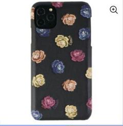 COACH コーチ iPhone 11ケース レザー 花柄 グリッター