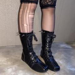 demonia デモニア ベルト付きブーツ y2k 平成ギャル グランジ パンク demonia デモニア ベルト付きブーツ y2k 平成ギャル グランジ