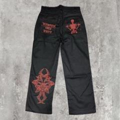 【unknown】Y2K HIPHOP PANTS BAGGY BLACKのサムネイル