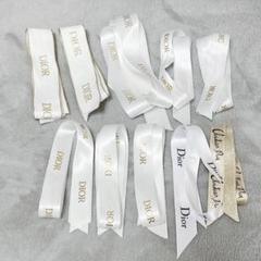 Dior ロゴ入りサテンリボン 10本