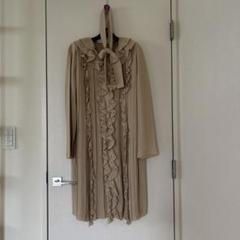 美品 Chloe ミニワンピース カットソー S ブラック See by Chloé - Black Wool Metallic Trim Knit Dress