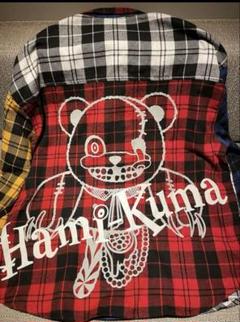 USJ ハロウィン　ハミクマチェックシャツ　新品未開封 USJ ハミクマ チェック柄シャツ 2024 ハロウィン - メルカリ