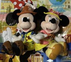 Disney - ミッキー　ミニー　19周年　グリーティングトレイル　ぬいぐるみバッジ　2点セット ミッキー・ミニー・ドナルド・グーフィー！東京ディズニーシー