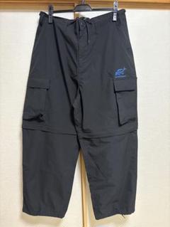 SOURCREAM TECH WIDE BLACK CARGO PANTS