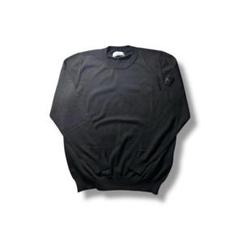 STONE ストーンアイランド クルーネック ニットセーター黒 Stone Island ストーンアイランド クルーネック ニットセーター