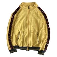 Kapital ブラウン ミリタリージャージ　セットアップ　刺繍 Kapital Smooth Jersey TH.D.D. Track JKT - Black – BLUE IN