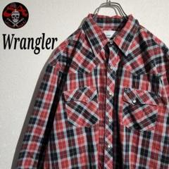Wrangler ラングラー ウエスタンシャツ チェックシャツ スナップボタン