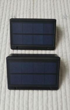 MY KOZARU ソーラー LEDライト 屋外防水 電球色 2個セット