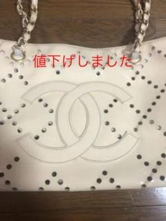 シャネル エナメルチェーンショルダー