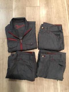作業服 上下 ネイビーの中古 未使用品 メルカリ