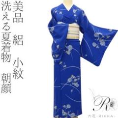 美品 洗える夏着物 薄物 小紋 着物 A2661 美品 洗える夏着物 朝顔 絽 小紋 着物 A2028 - メルカリ