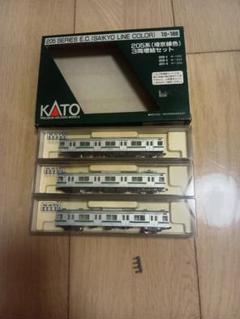 【ジャンク】Nゲージ　KATO205系埼京線　8両寄せ集め KATOの205系埼京線色中間車2両 Nゲージ鉄道模型