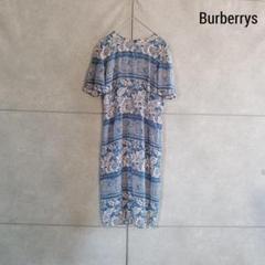 シモンズグランドセール old vintage Burberry 花柄 総柄ワンピース x4348 - メルカリ ワンピース