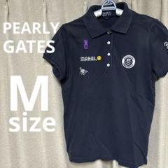 PEARLY GATES ネイビー ポロシャツ サイズ1 ゴルフ　レディース