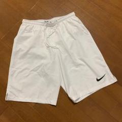 NIKE ナイキ インナーパンツ付きサッカーパンツ ハーフパンツSサイズ 白