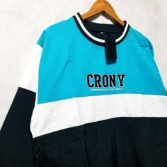新品　ナイロン　スウェット　Lサイズ　プルオーバー (pullover)　水色