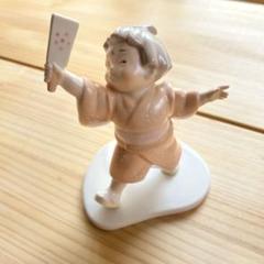 乃りたけ陶房 小島豪作　童人形シリーズ　羽根つき