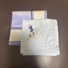 WAKO サッカー選手刺繍 ハンカチ 銀座 和光 ハンカチ - メルカリ