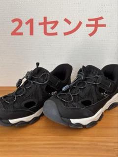 スパットシューズ　21センチ　スニーカサンダルタイプ