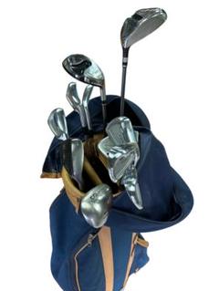 ゴルフクラブセット メンズ 10本 キャディバッグ付き ドライバーなし