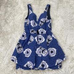 alice McCALL】ドット柄ワンピース ギャザー&ドローストリング
