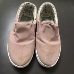 ピンク キッズ スリッポン シューズ　20cm リトルミー