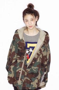 エックスガール ミリタリーポンチョX-girl MILITARY PONCHO