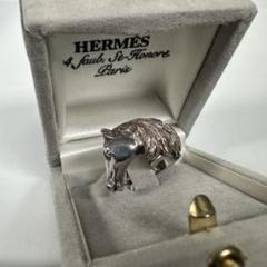 925 vintage HERMES エルメス シュバル ホース リング 指輪