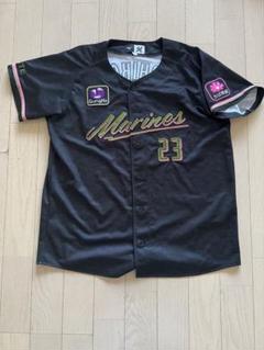 千葉ロッテマリーンズ　石川慎吾　レプリカユニホーム　ビジター zz-202500056_A146-1.jpg?1736943786