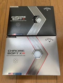 新品未使用】キャロウェイ クロムソフトX9球、クロムソフトX