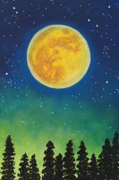 原画：B6サイズ】 流れ星に願いを オイルパステル画 - メルカリ