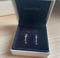 PANDORA ハートモチーフリング ゴールド　シルバー