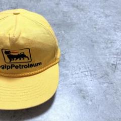 90s KCタグ トラッカーキャップ VINTAGE 企業ロゴ 6パネル 帽子