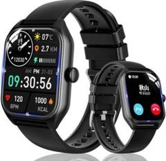 スマートウォッチ Bluetooth通話 1.85インチ大画面 運動モード 着信