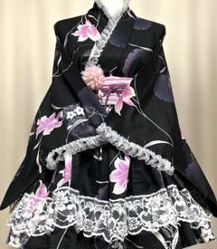 浴衣ドレス 姫ギャル ロリィタ ➂ 浴衣 地雷系 量産型 ドレス 姫ギャル - メルカリ