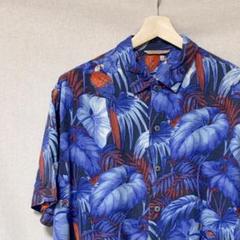 【Paradise Collection】ハワイアンシャツ シルク100% 古着